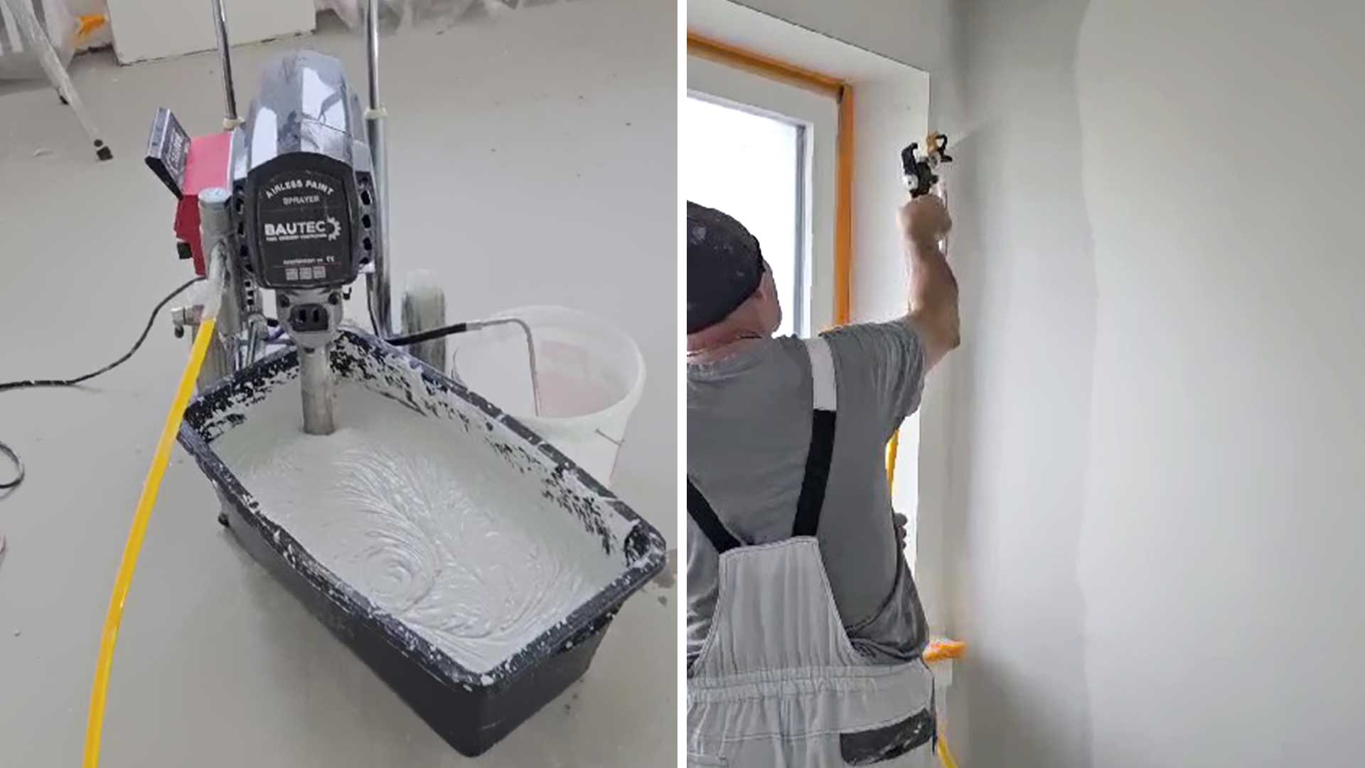 Bautec Kolbenpumpe Spritzspachtel spritzen