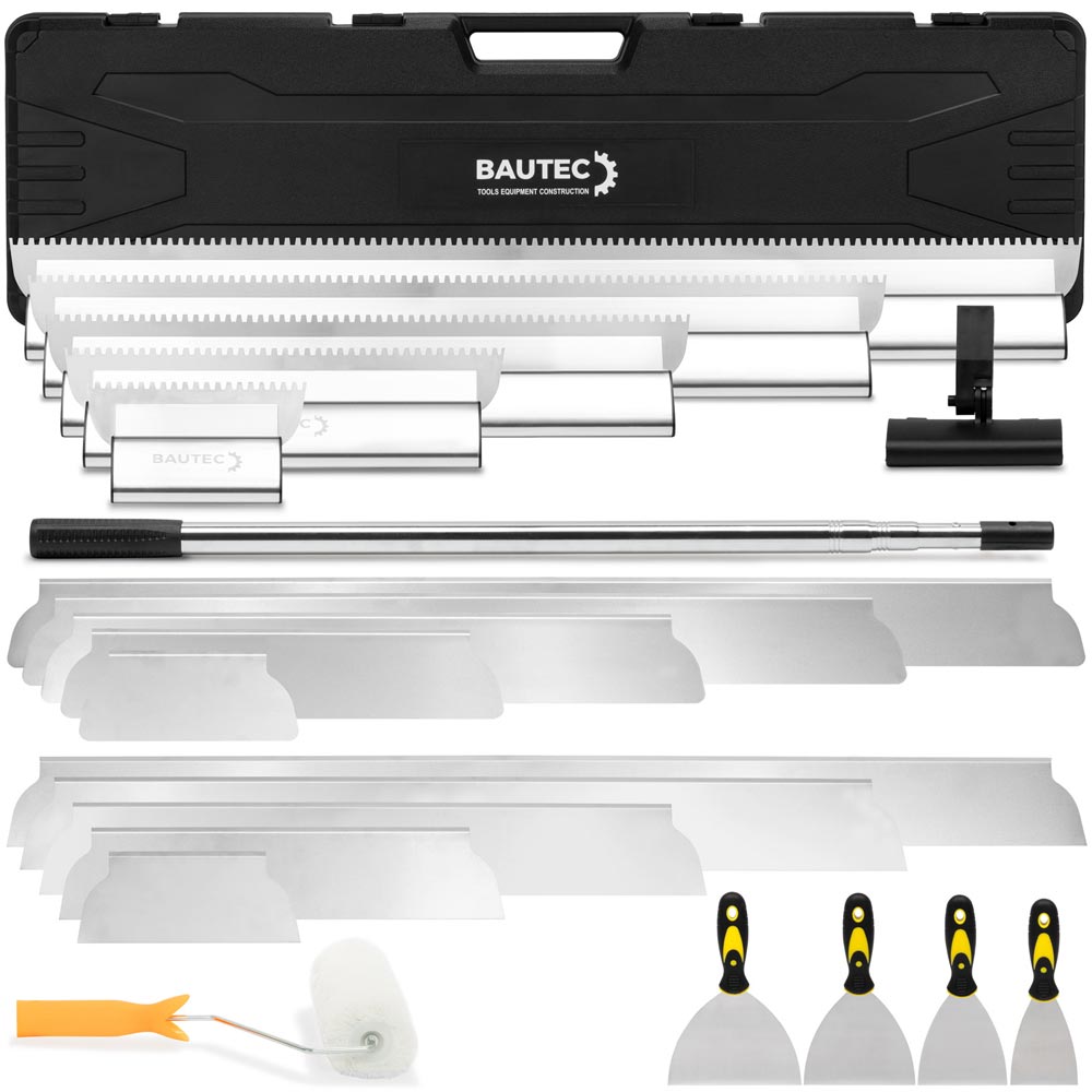 Lieferumfang Bautec Flächenspachtel-Set